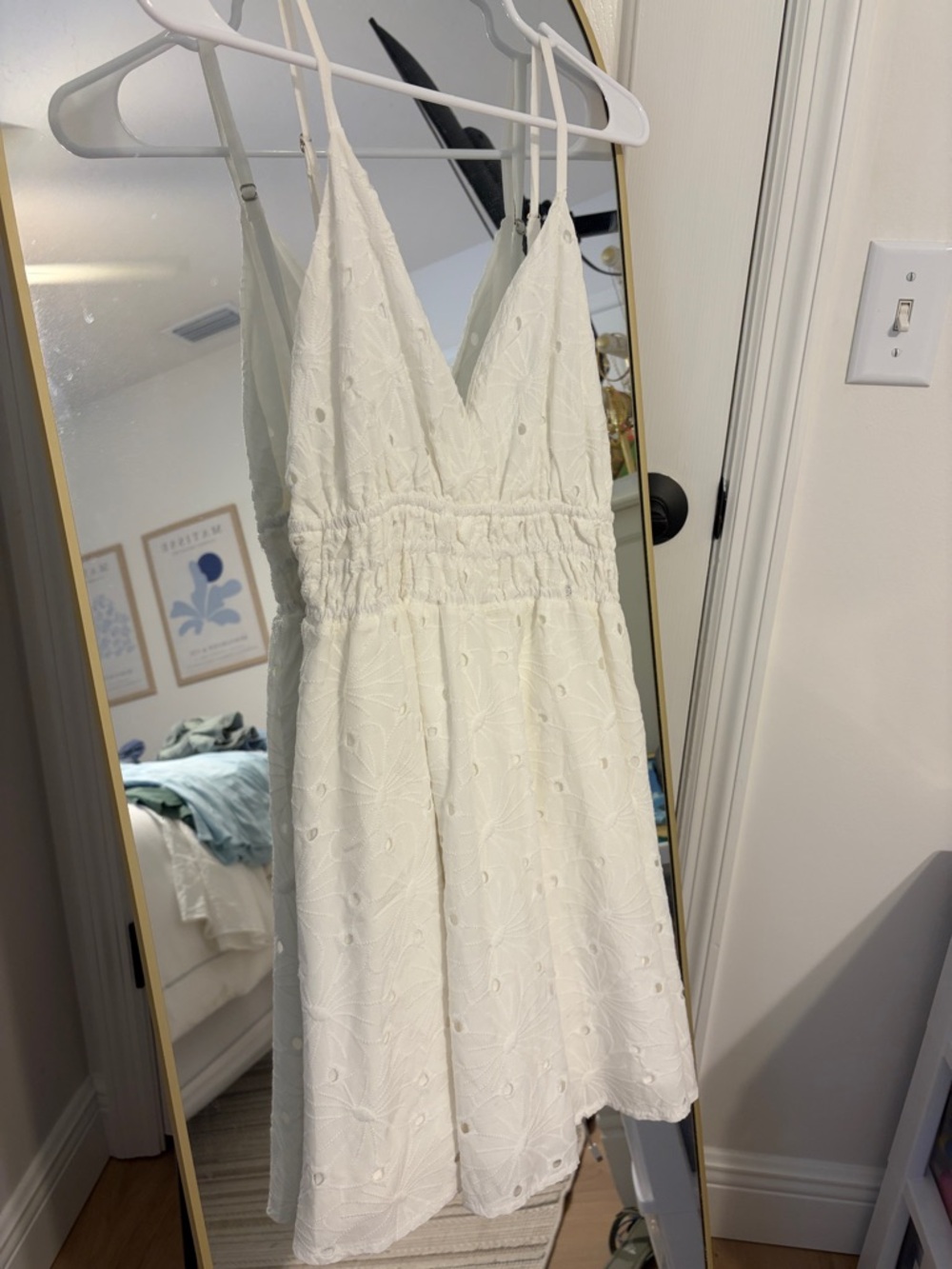 Ocean Drive White Lightweight Summer Dress